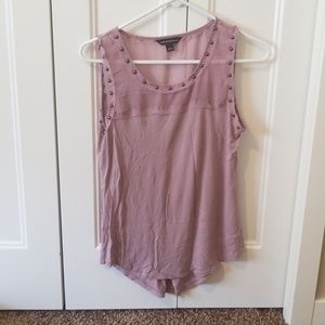 Purple sleeveless top